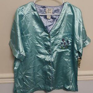 E.J.C. intimates women's green sleepware top nwt